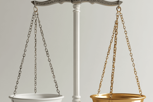 u8922936522_Balance_scale_with_heavy_tax_weight_on_one_side_a_9c6af9bc-1c7b-4e80-9c81-b590b737d2cc_1