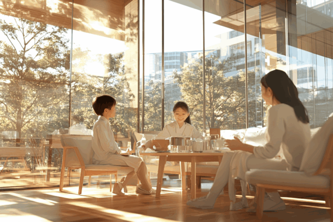 u8922936522_Japanese_business_executive_relaxing_with_family__78b97f45-776e-448e-9dc2-7aeb1691390b_1