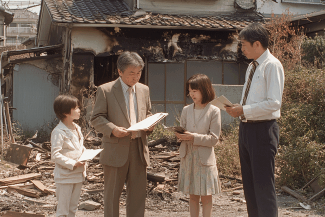u8922936522_Japanese_family_in_front_of_a_partially_burned_ho_a6933736-31dc-41f1-af00-07525a858834_1