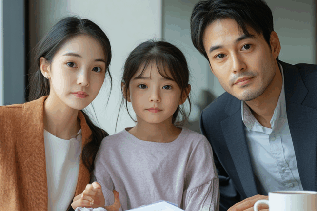 u8922936522_Japanese_family_sitting_at_a_modern_office_table__cdbafa68-9888-4ebe-8357-68fe5fc6f235_3