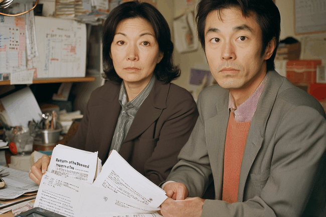 u8922936522_Japanese_middle-aged_woman_and_her_adult_son_sitt_12761ab4-155b-466d-be28-d32cbaba86f0_0
