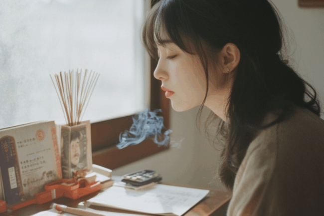 u8922936522_Japanese_woman_looking_at_her_deceased_parents_ph_a05208b4-e8c6-4daa-abaf-d286bc6880ca_1