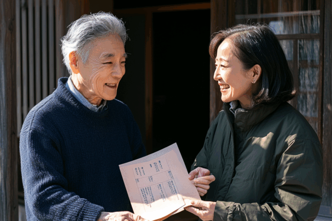 u8922936522_Older_Japanese_woman_receiving_property_title_doc_cef2f075-28a4-493f-a060-7dd27c6e3283_1