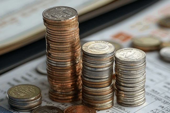 u8922936522_stacked_coins_growing_taller_with_a_bankbook_and__8dba6d50-888d-4b55-bc91-dc19498e139f_0