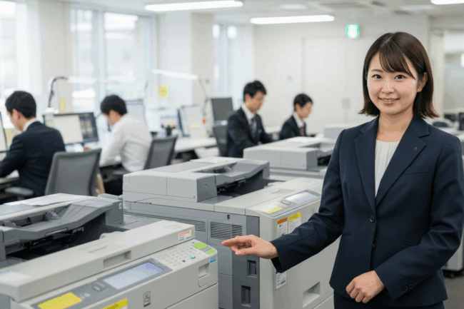 リースしているコピー機