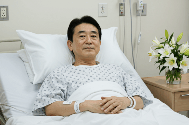 入院している社長