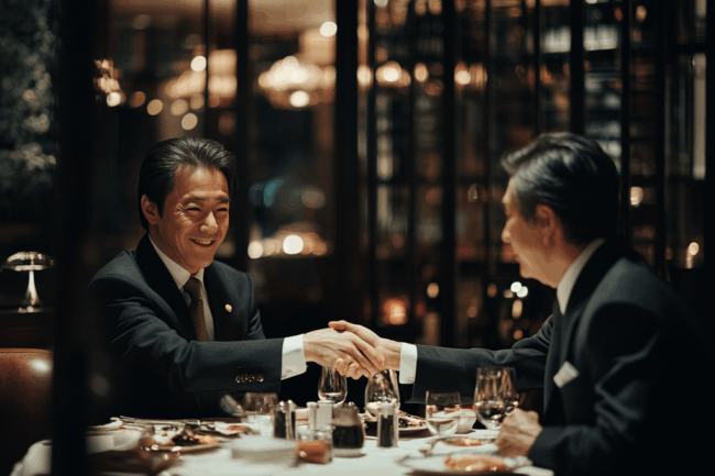 取引先との会食