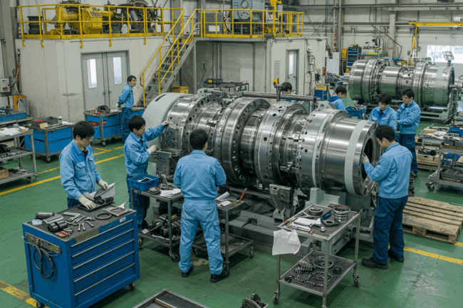 機械の修繕